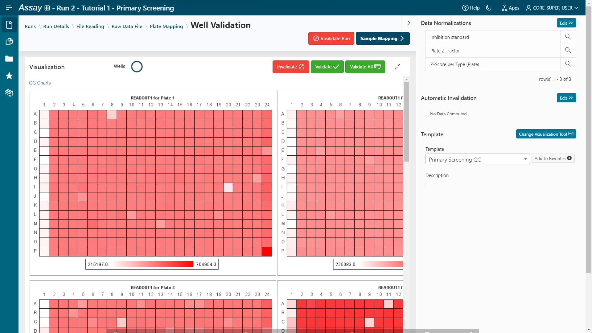 Well Validation step with BIOVIA Pipeline Pilot tool